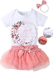 Cute Baby Girl Clothes Newborn Girls Outfits Infant Romper with Short Tutu Skirt + Headband Baby Girl's Clothing