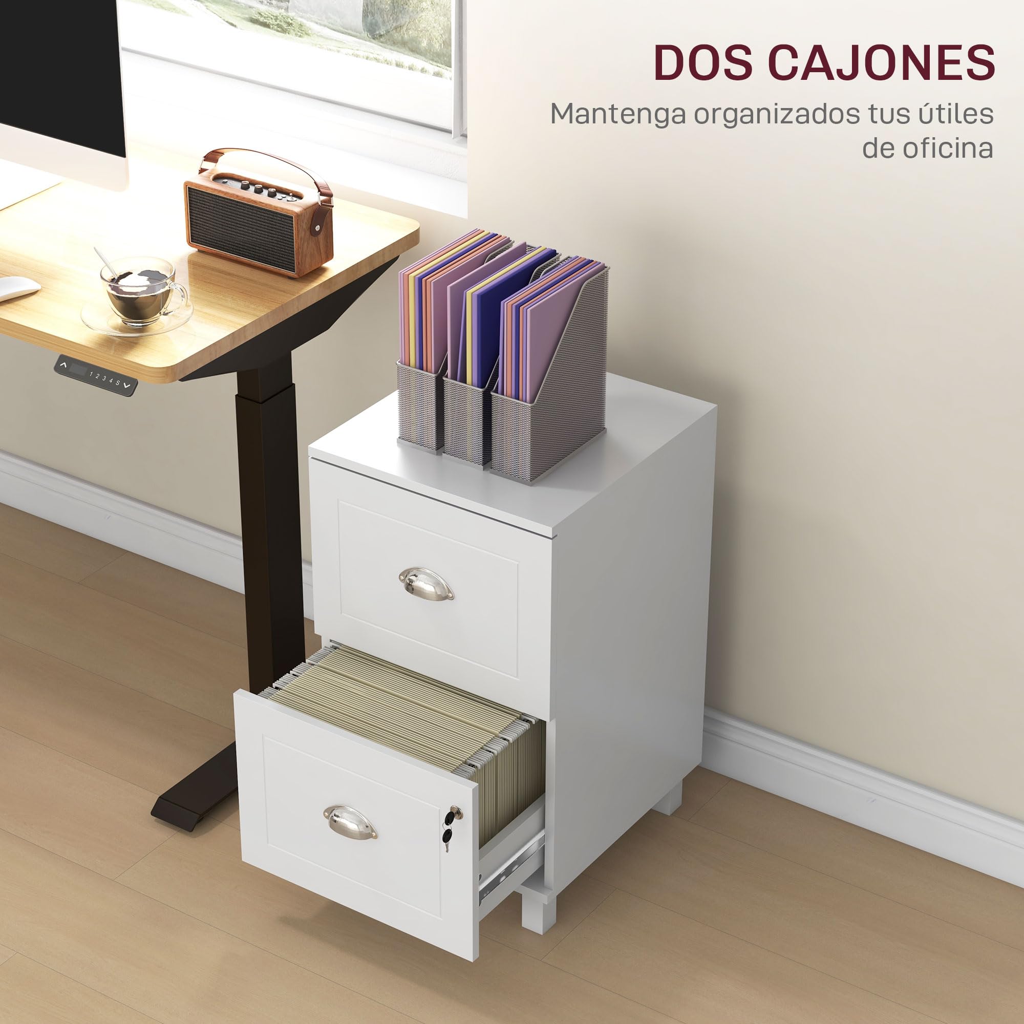 A3 Armoire à tiroirs pour papier A3 avec 8 tiroirs avec glissières