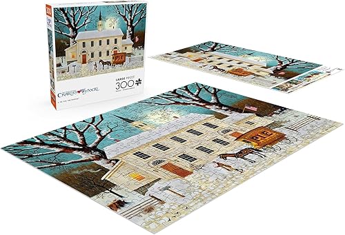 Miniatura 1 de Buffalo Games - Charles Wysocki - A Pie for The Parsons - Rompecabezas de 300 piezas grandes para adultos, rompecabezas desafiante perfecto para