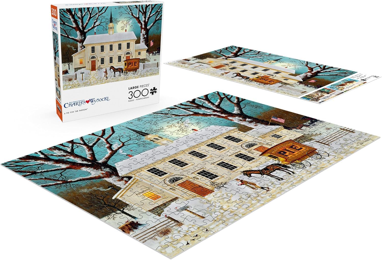 Peko  POLA 4本 Amazon.com: Buffalo Games - Charles Wysocki - A Pie for The Parson