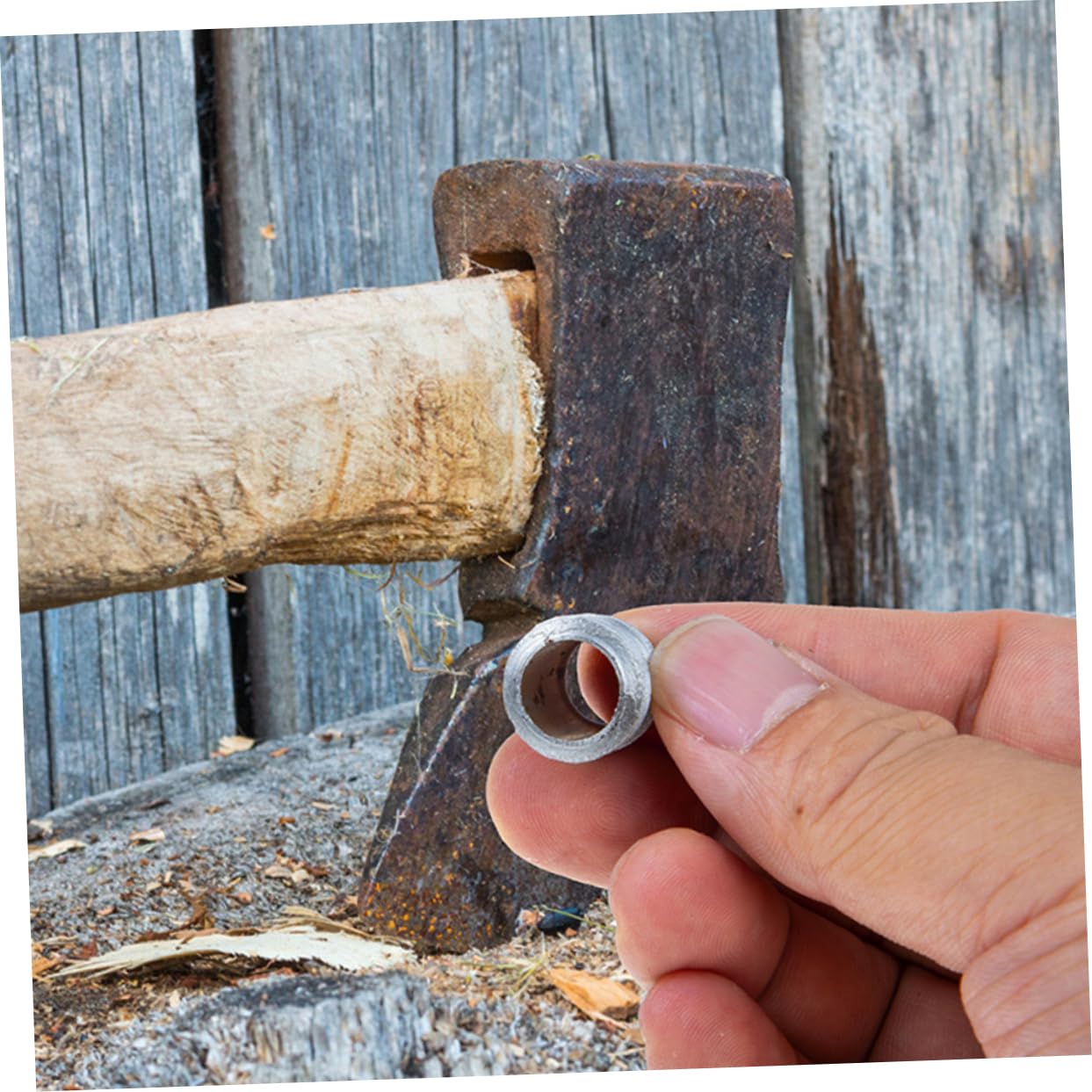 Gadpiparty Cuneo di Metallo Manico per Martello 20 Pezzi 8mm Utensili Manuali per Installazione Rinforzo Resistente per Lavori Domestici e Campeggio