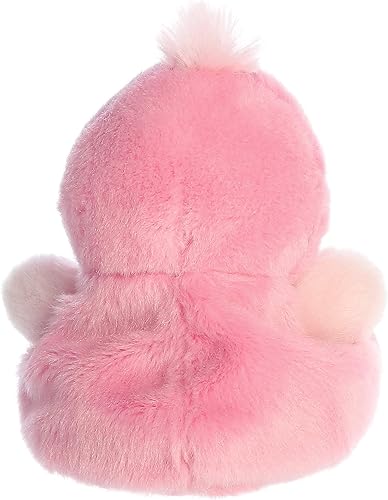 Miniatura 4 de Aurora® Adorable Palm Pals™ Pinky Flamingo™ Animal de peluche, diversión de bolsillo, juego sobre la marcha, rosa, 5 pulgadas