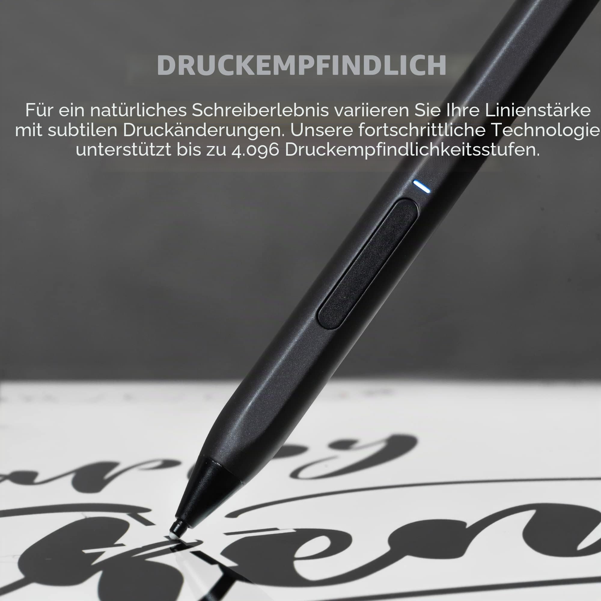 Adonit Neo Ink Stylus für Surface Pro 8/7/6/X, Go 3, Laptop, Silber