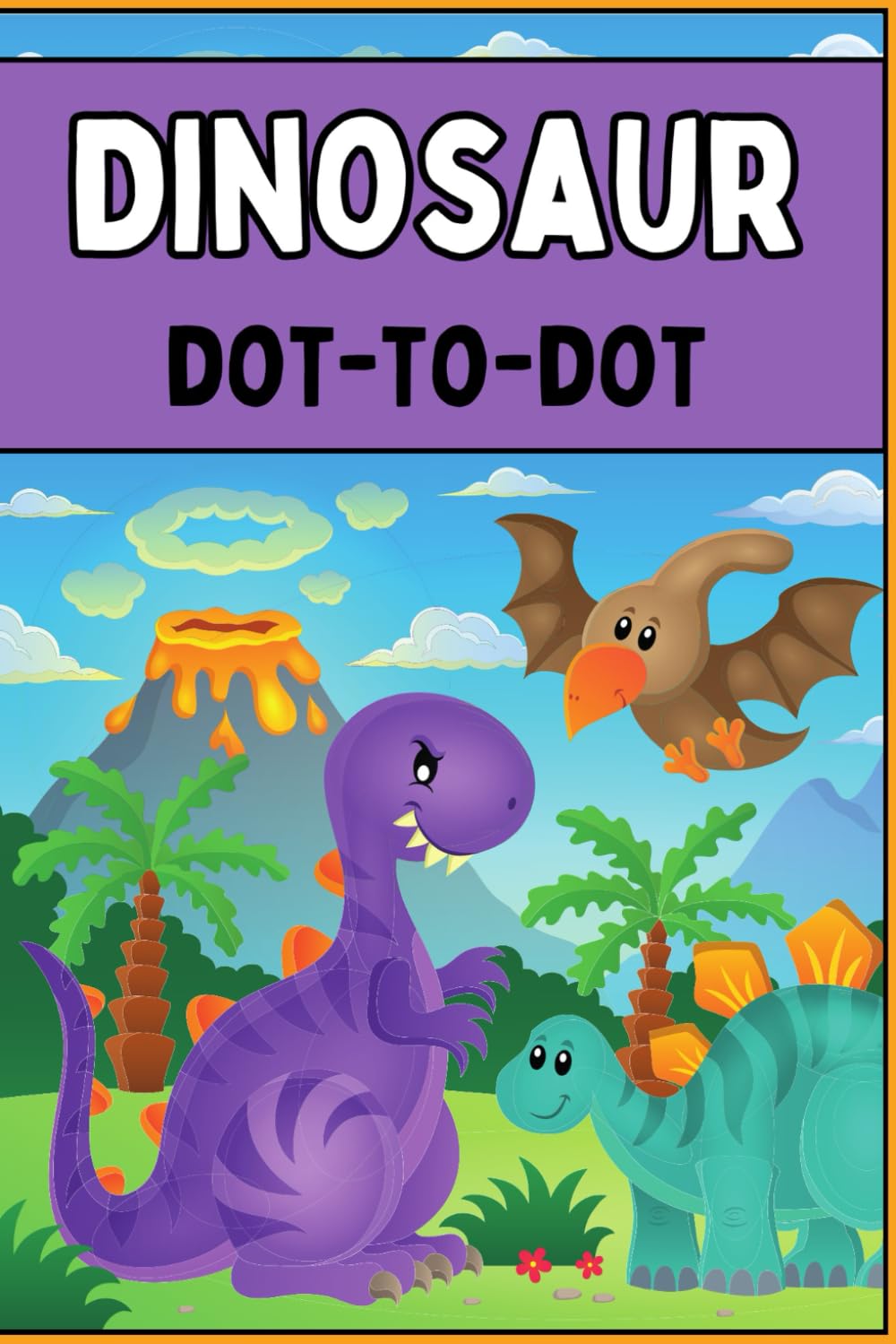 Dinosaur Dot-to-Dot: Colouring Book