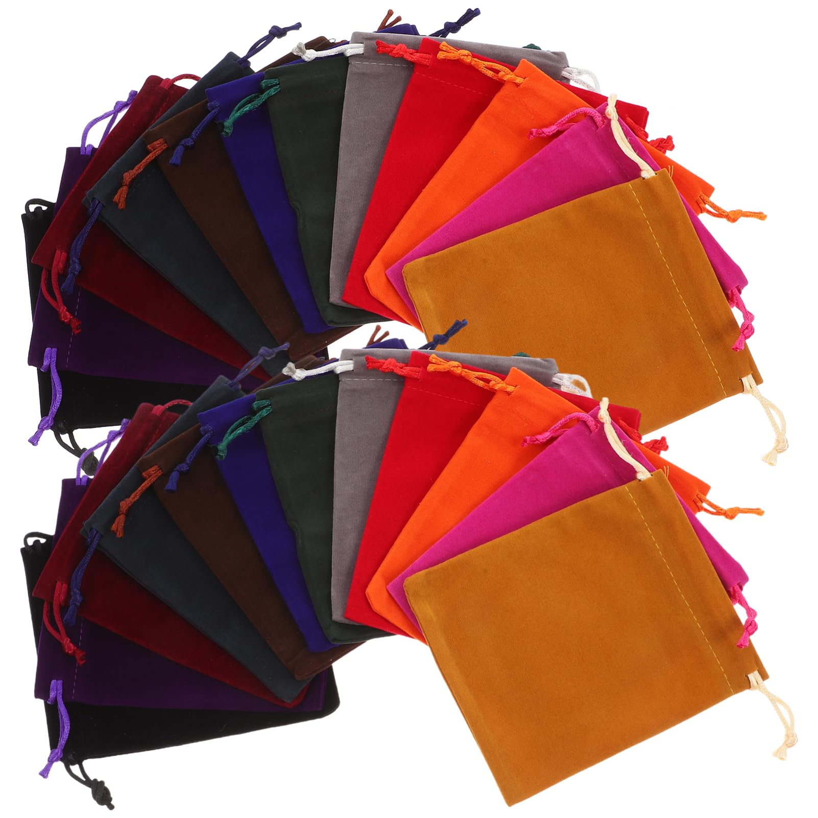 Healvian Pochettes à Cordon en Velours 48 Pièces 12x10cm pour Bijoux