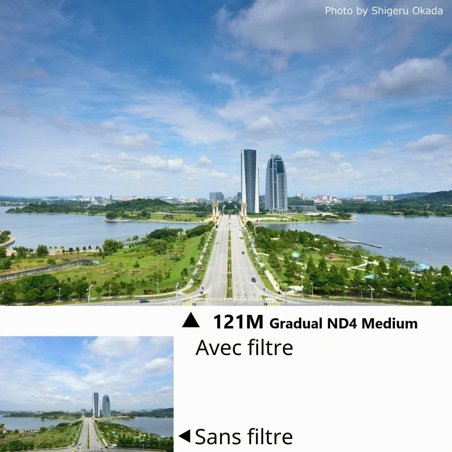 Cokin Creative Ensemble de 3 Filtres densité Neutre dégradés Taille L Gris Neutre