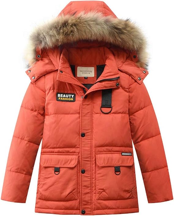 Amazon ｋａｙｉｙａｓｕ ダウンコート 男の子 ダウンジャケット ボーイズ ロング丈 子供服 厚手 1 170cm 本格ダウン90 キッズ 通学通園 アウター おしゃれ フード付き 秋冬 登山 スキー 防寒着 コート ジャケット 通販