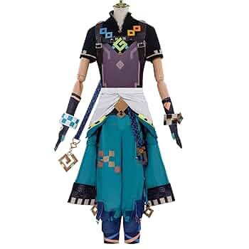 原神 キィニチ 衣装 ウィッグ 靴 三分妄想】原神 Genshin キィニチ-Kinich コスプレ衣装/ウィッグ