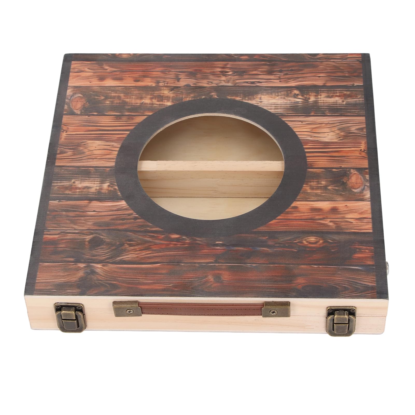 Acouto Ensemble de Jeu de Cornhole, Jeu de Lancer de Sac de Haricots Interactif Portable pour Fête, Camping, Cour Extérieure, Cercle Rouge, de Cornhole Stable, Ensemble de de StableCornhole Outdoor
