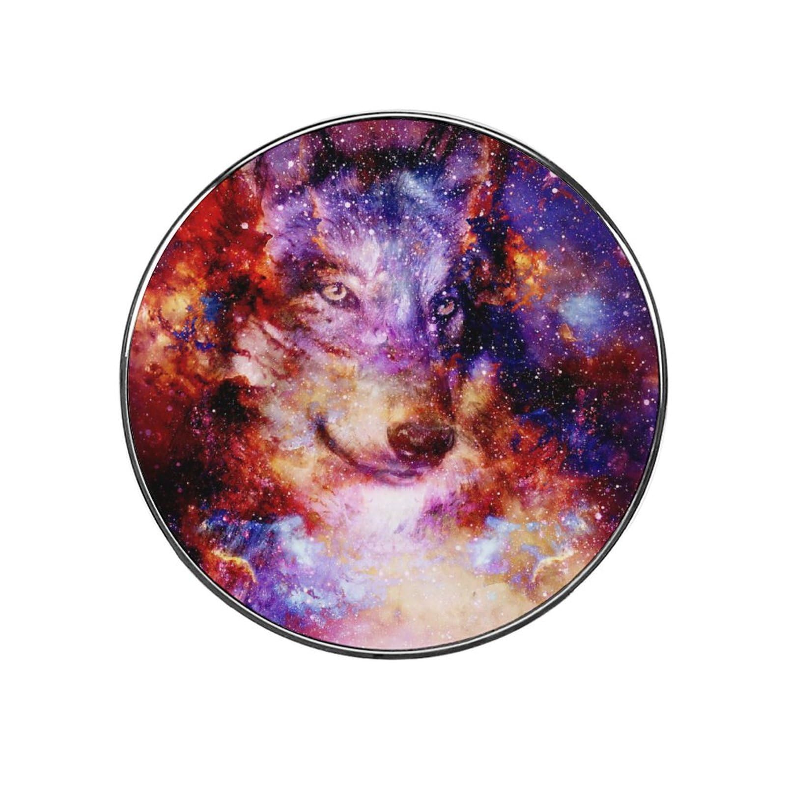 Galaxy Wolf Alloy Fridge Magnet For Office Cabinet Refrigerator Whiteboard Photo