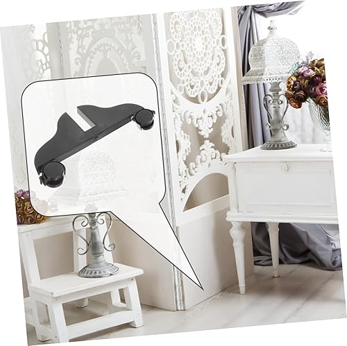 Miniatura 4 de Cabilock Base de pantalla movible Soporte de madera Pantalla plegable Base de madera Divisor de habitación Pies Divisor de habitación Soporte