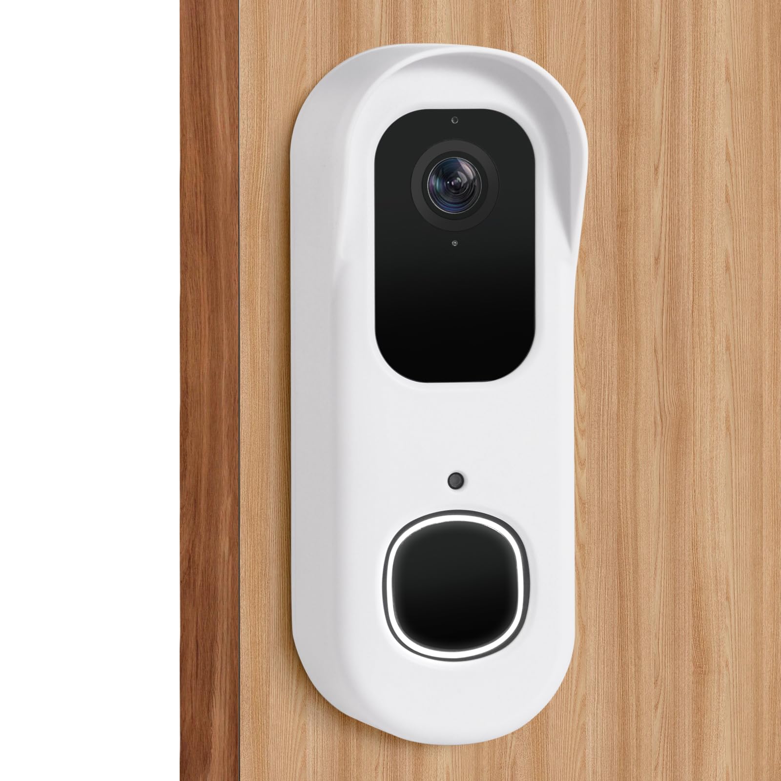 Anti-Theft Doorbell Mount Compatible with Arlo Video Doorbell 2K (2nd Gen), No-Drill Mounting Bracket for Arlo Doorbell Camera, Perfect for Houses Apartments Rentals