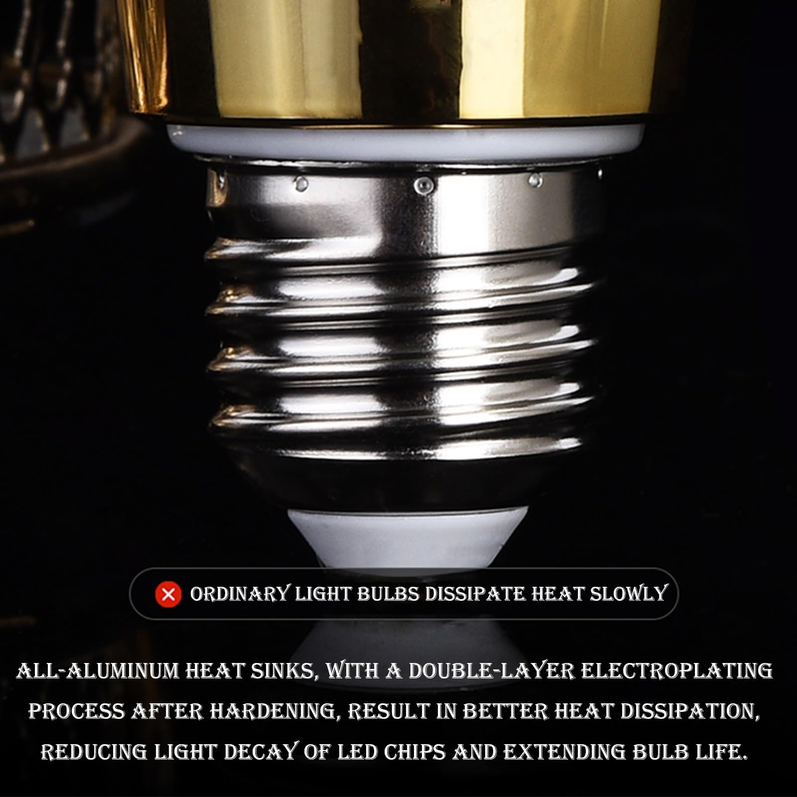 Bombilla LED de Espectro Completo Sin Parpadeos para Uso Doméstico, Voltaje Amplio de 220V-240V, Sin Deslumbramiento, para Auditorios, Cocinas, Salas de Estar y Restaurantes.(E27,7W-6000K)