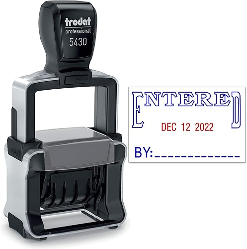 Miniatura 8 de Trodat 5430 - Sello de fecha autoentintado profesional con tinta roja