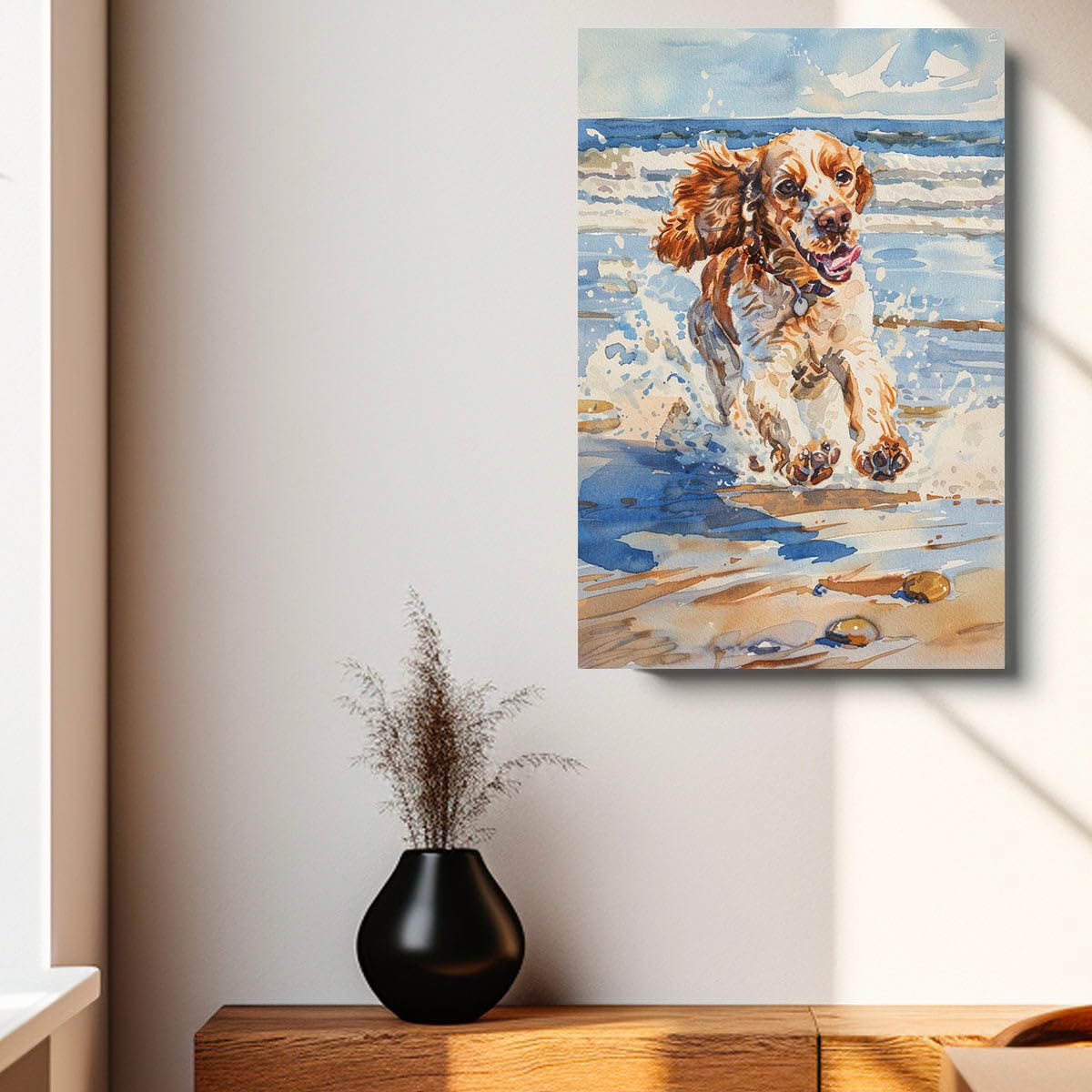 Cocker Spaniel" Cocker Spaniel Giclee Art Print - Charlotte Gerrard - View #2