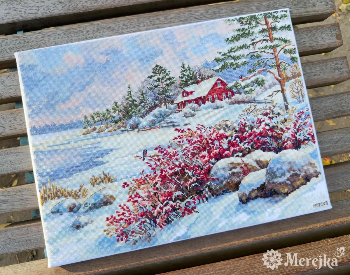 Merejka Cross Stitch kit The Lake House