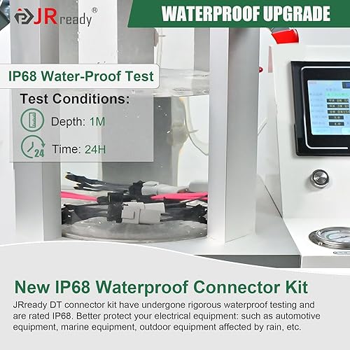 Miniatura 2 de JRready DW1006 Deutsch Kit de conectores IP68 impermeable  440 conectores DT de 2 3 4 6 8 12 pines con contactos sólidos de tamaño 16 y nueva