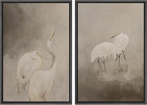 Miniatura 10 de IDEA4WALL Lienzo enmarcado para pared, juego de arte Bauhaus dorado de mediados de siglo, patrón de cuadrícula moderna, ilustraciones con formas