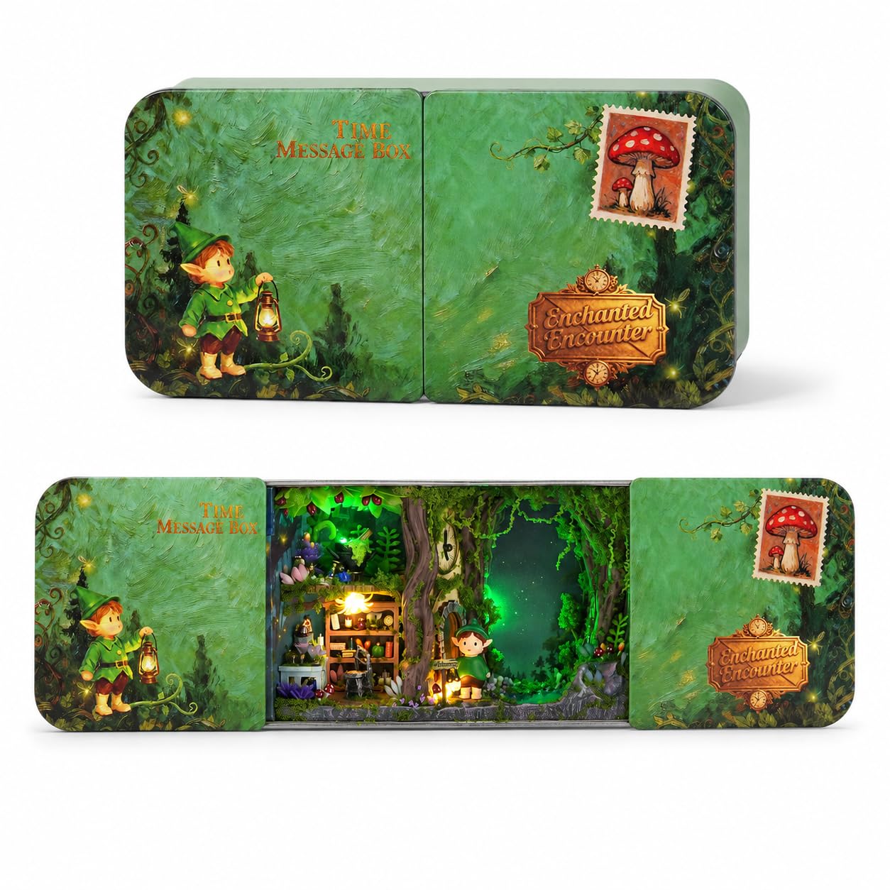 Spilay Miniature House Kits for Adults, Enchanted Encounter Dolls House