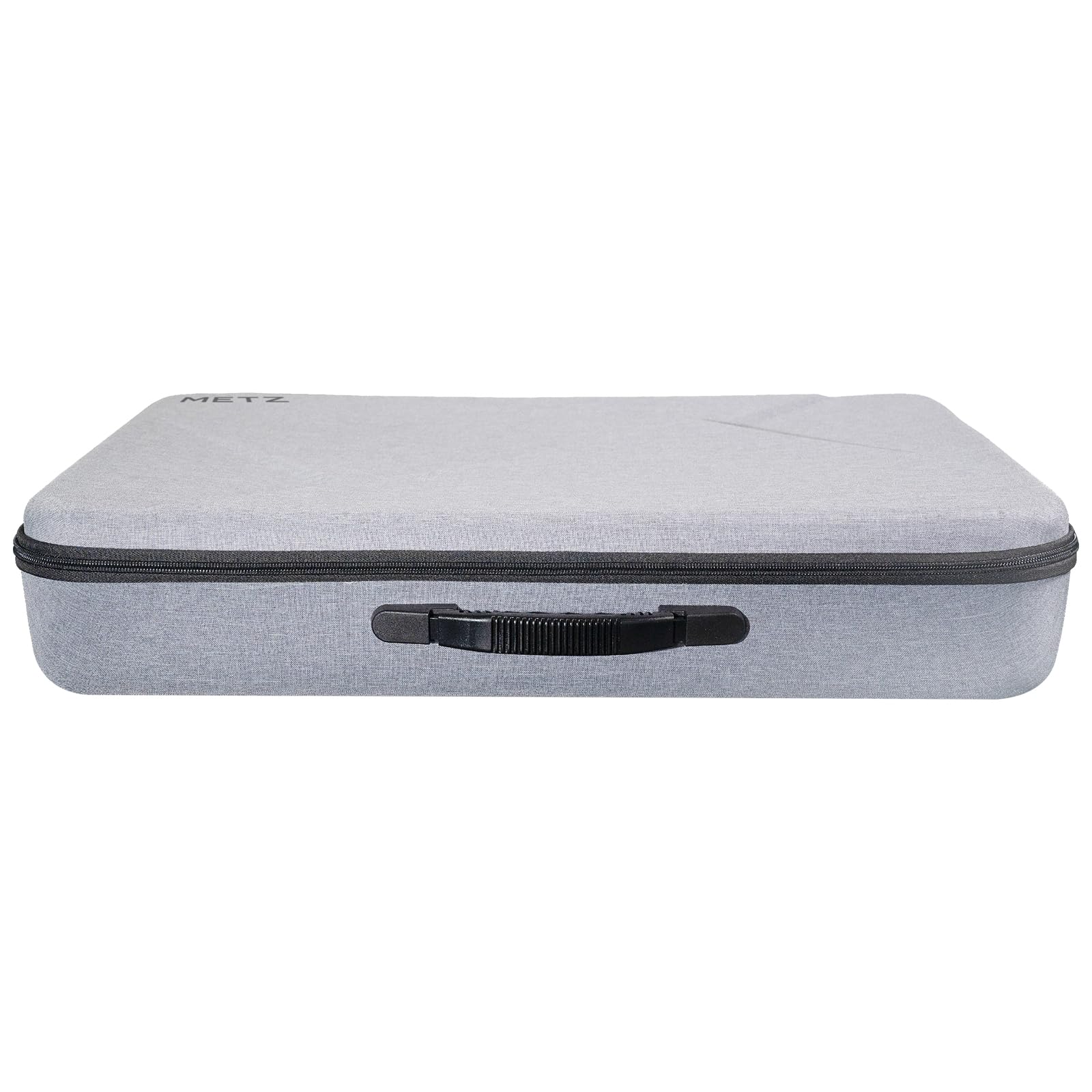 Metz Borsa da Viaggio Porta Monitor Portatile o Tv Portatile da 24 Pollici, Compatibile con Serie MPE7, con Tracolla Regolabile e Removibile, Zip, Tasche per Cavi, Organiser, Grigio