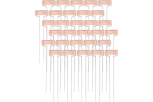 Copper-Clad Metal Plant Labels for Lush Gardens