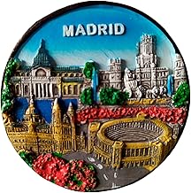 Resin Madrid Landmarks Magnet