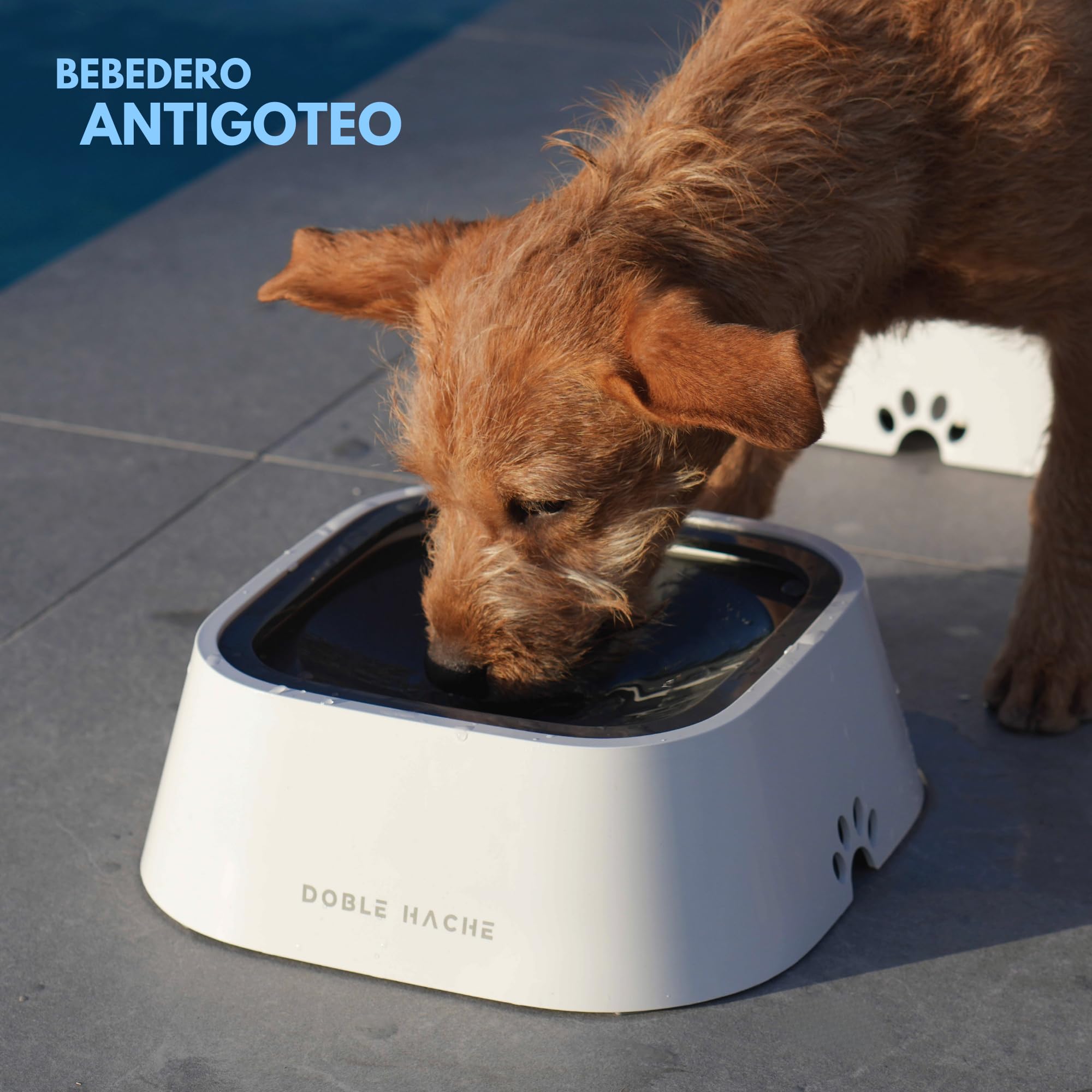 Bebedero Perro Antigoteo 1,5 litros, Portátil – Bebedero Antisalpicaduras y Antideslizante, Cuenco Flotante Alimentación Lenta para Perros/Gatos, a Prueba de Fugas, Hogar Limpio (Oscuro)