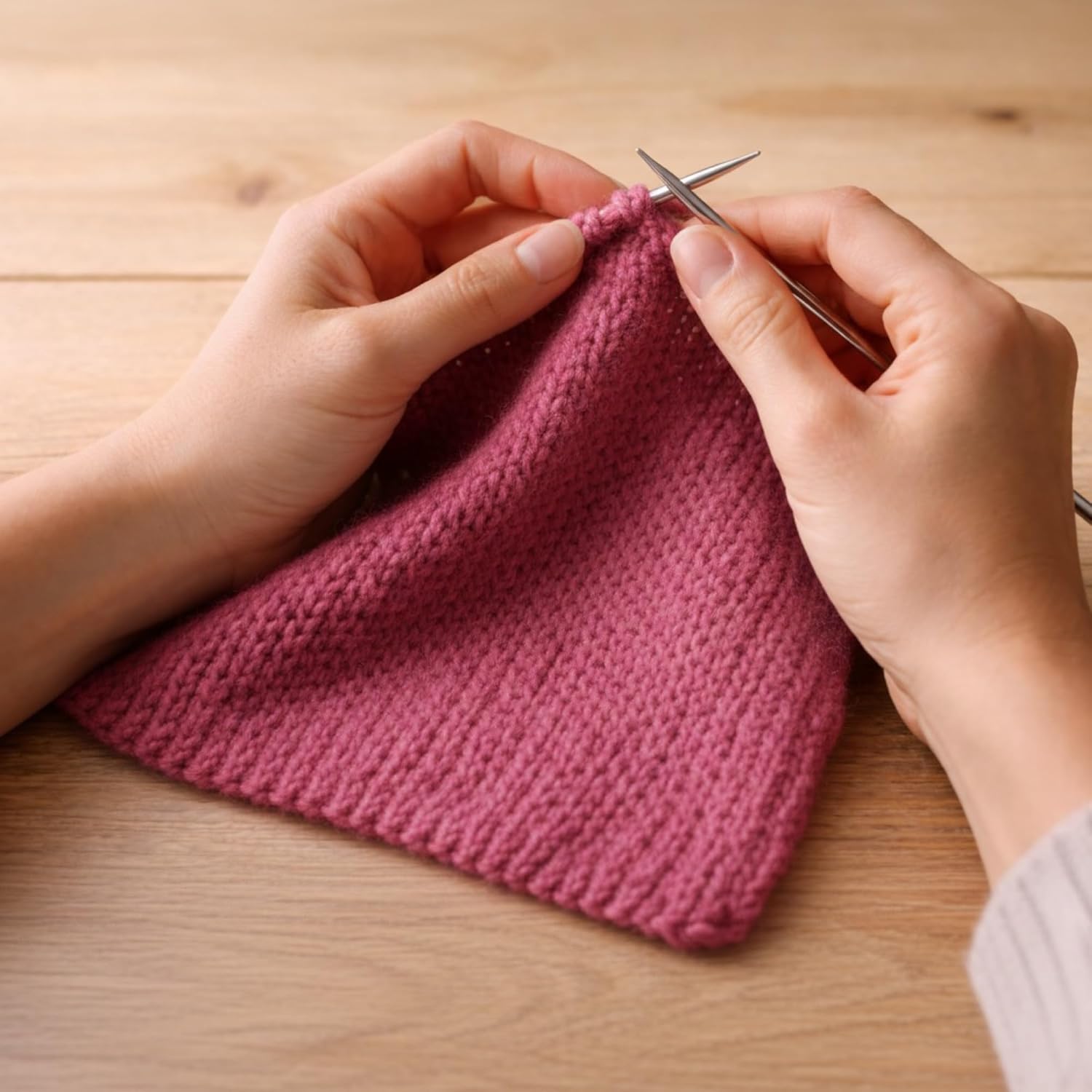 100% Merino Wool Yarn – Extrafine Super Soft Yarn for Knitting, Made in Italy by Lana Gatto, Super Soft Line, Pink-14446, 2-Pack (1.8 oz. / 137 yds Each)
