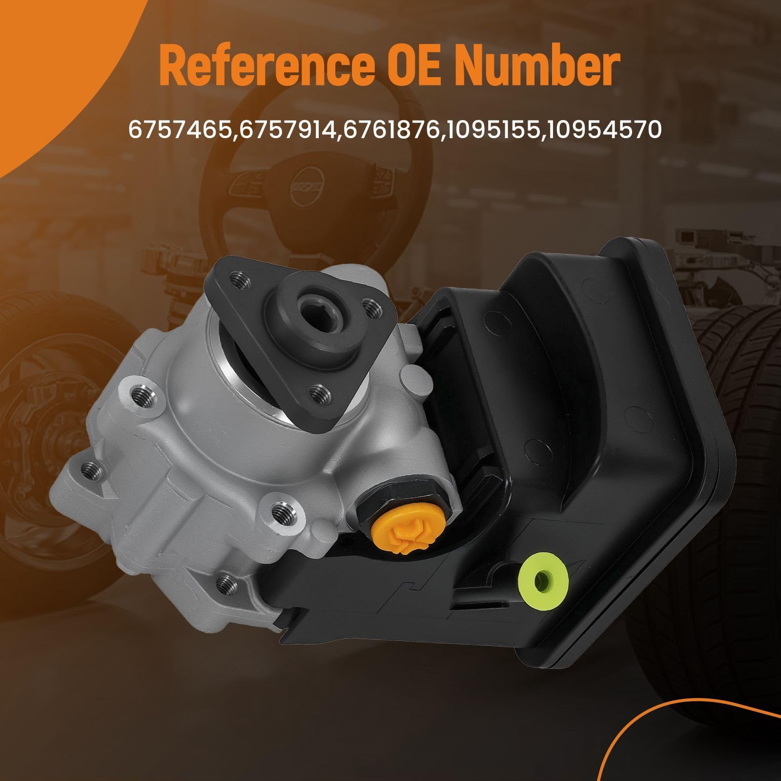 maXpeedingrods Servo Pompe hydraulique pour BMW Série 3 5 X3 E46 E39 E60 E83 LM 1998-2010 32411095748 6757914 6761876 1095155 10954570 Pompe de direction assistée