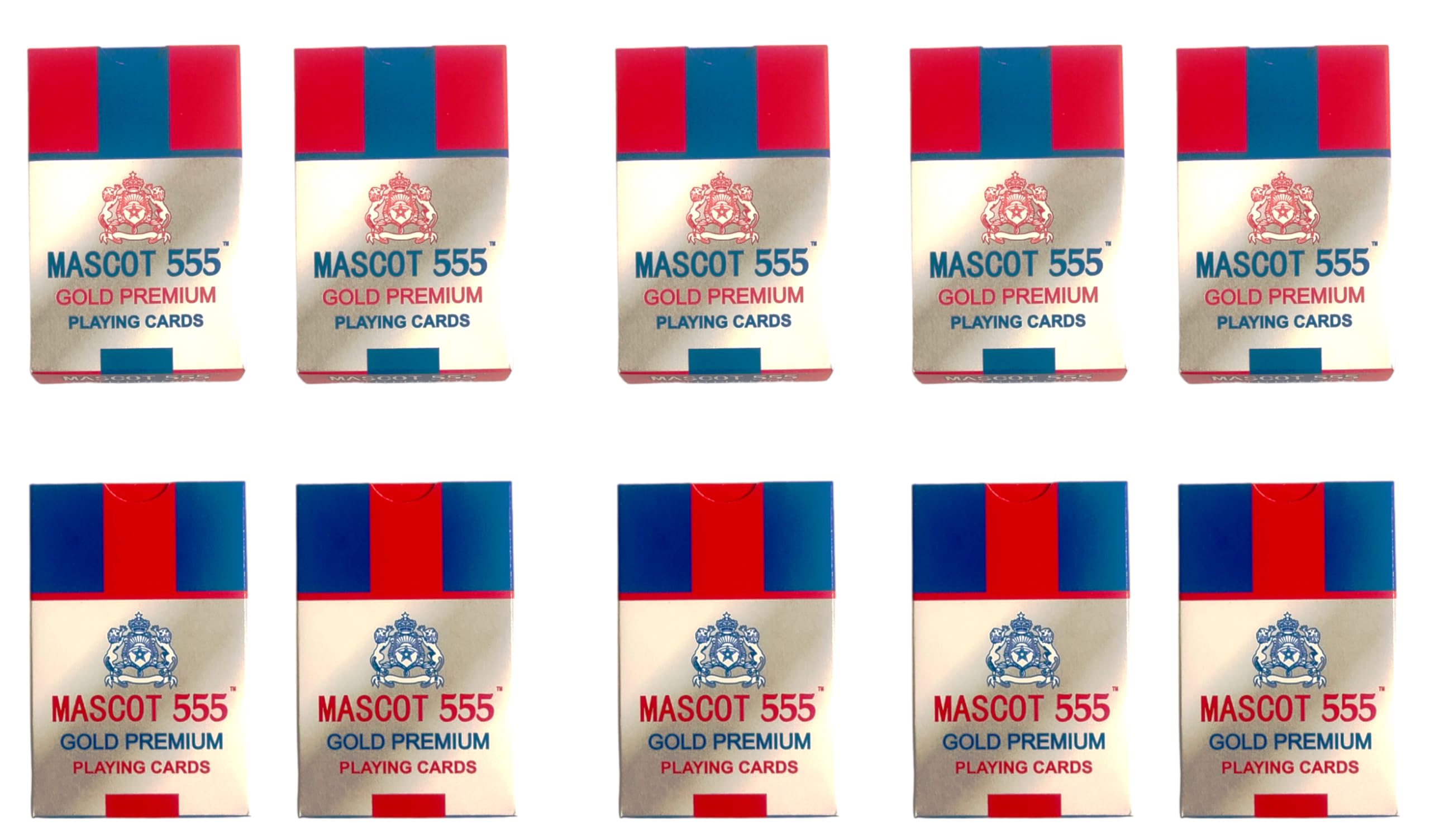 WOYR Mascot 555 Plastic Coated Playing Card Game for Kids and Adults| Card Game|Taash ke Patte|Rummy Cards|Poker Cards|Teen Patti Cards (Pack of 10) (B0DCK2W3NN) Amazon Price History, Amazon Price Tracker