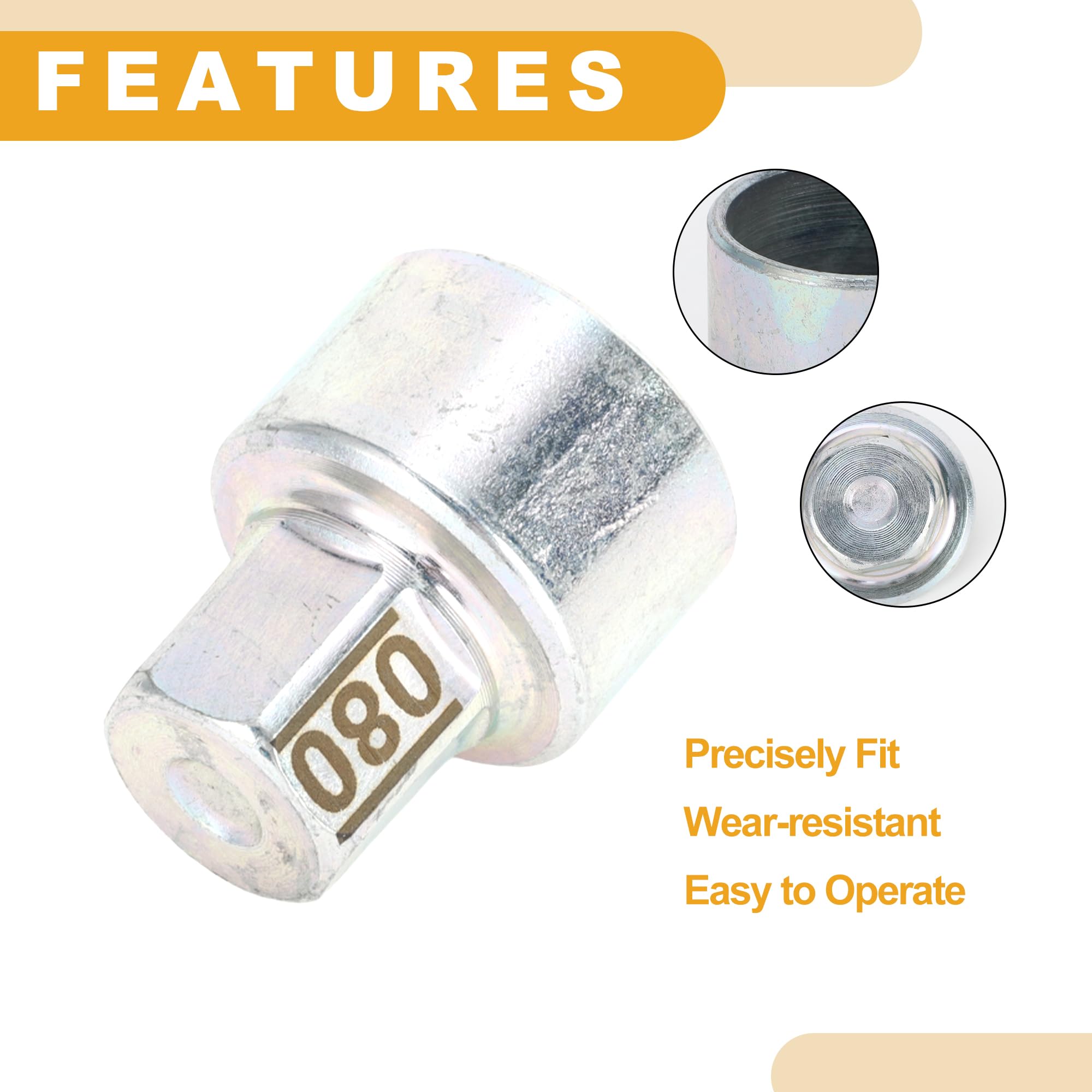 MINI - LOCKING WHEEL NUT KEY / LOCKING BOLT KEY MASTER KEY REMOVER NUMBER 71 - Foto 4