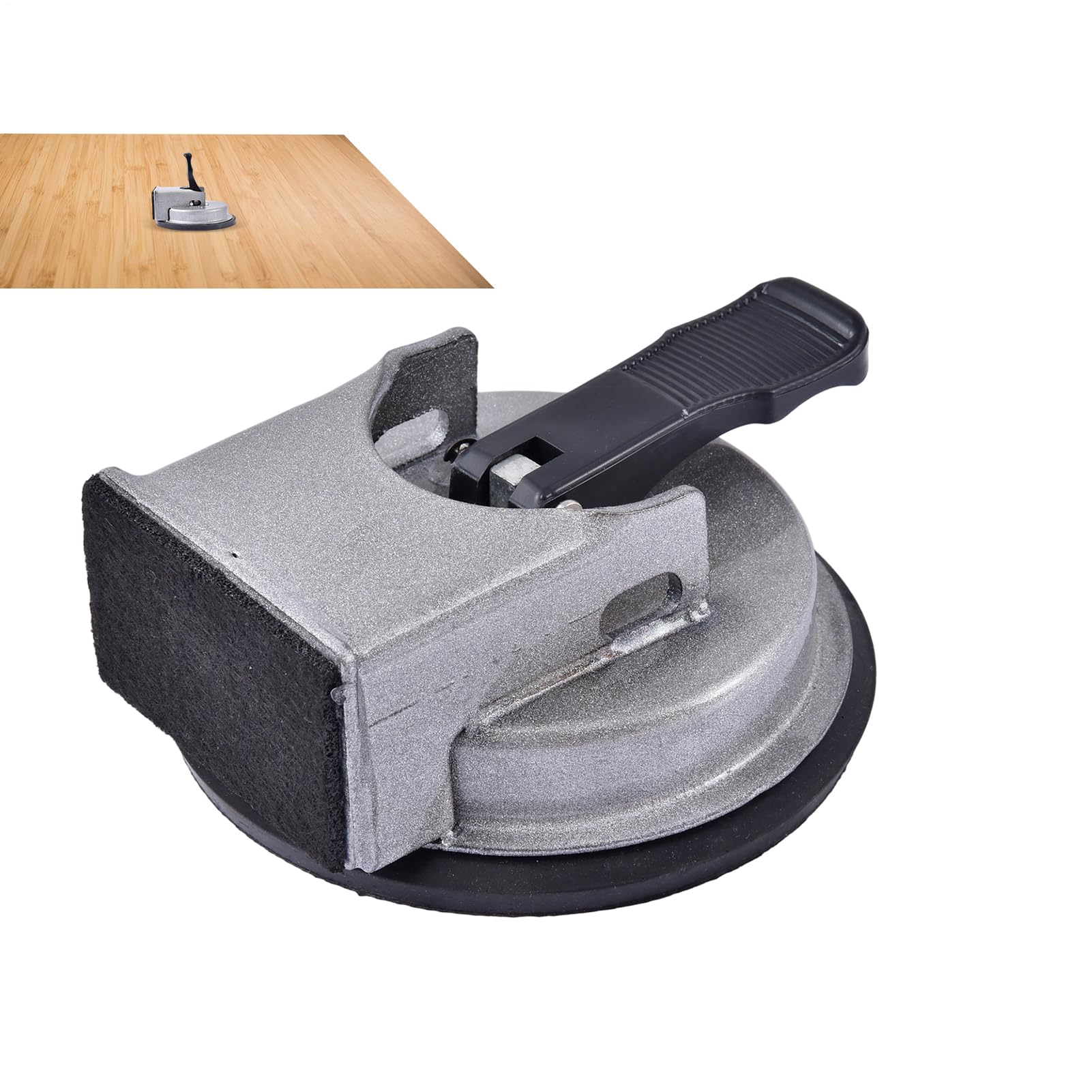 SVCEQZE Laminatboden Reparatur Werkzeug, 11.8x5cm Laminatboden Verlegungswerkzeug, Werkzeug Zur Reparatur Von Im Laminatbodens, Hochleistungs Saugwerkzeug Schließen Fugens Für Böden