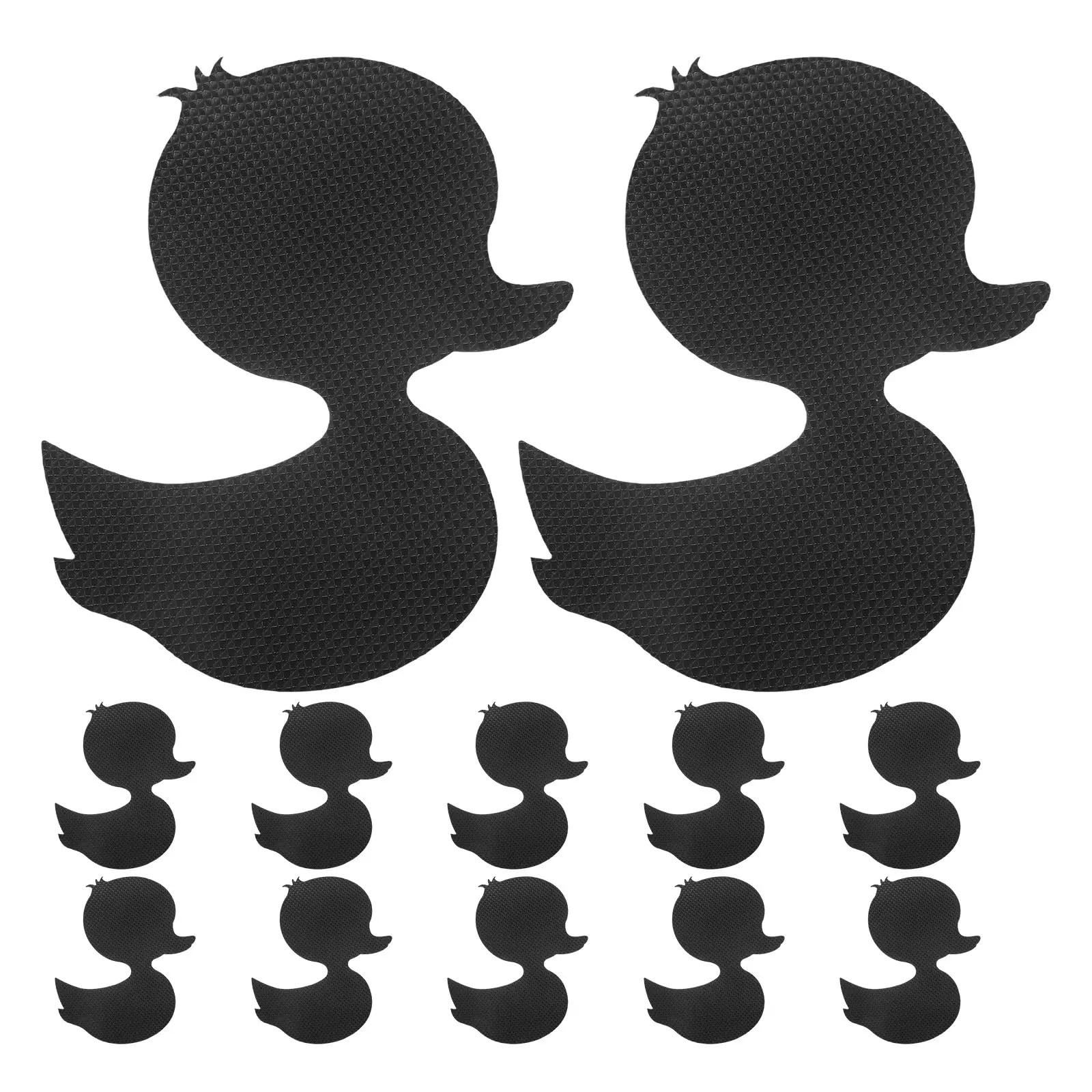 JFNKLFG Non Slip Shower Stickers 12Pcs Anti-Slip Bathtub Stickers Non-Skid Peva Bathroom Decals Waterproof Self-Adhesive Floor Grips For Shower