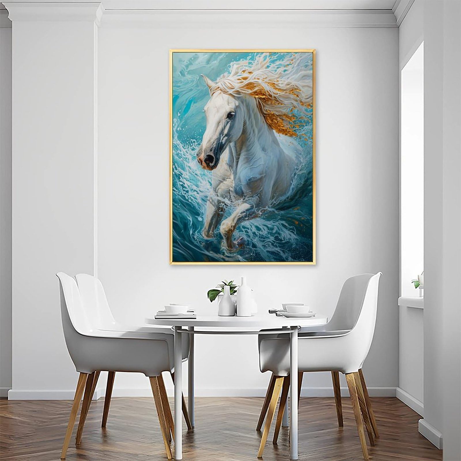 David Forbes 馬 絵画 大型 約97cm 額装 アート インテリア David Forbes 馬 絵画 大型 約97cm 額装 アート インテリア