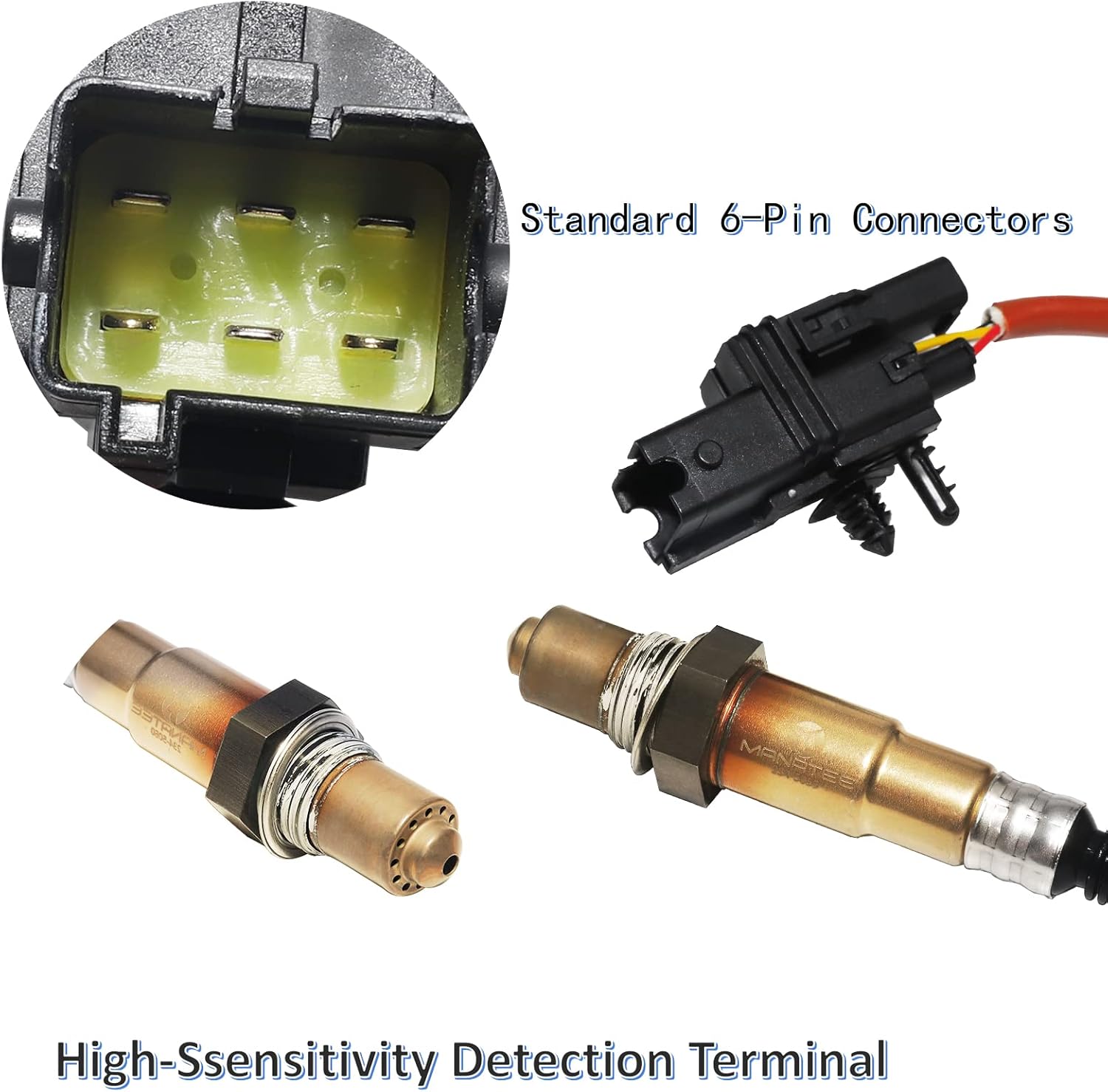 MANATEE 234-5060 Upstream O2 Oxygen Sensor, Air Fuel Ratio Sensor Compatible with Nissan Sentra Altima Pathfinder Maxima Quest Titan, Infiniti FX35 FX45 M35 M45 Q45 QX56 G35 2004-2010, 17264