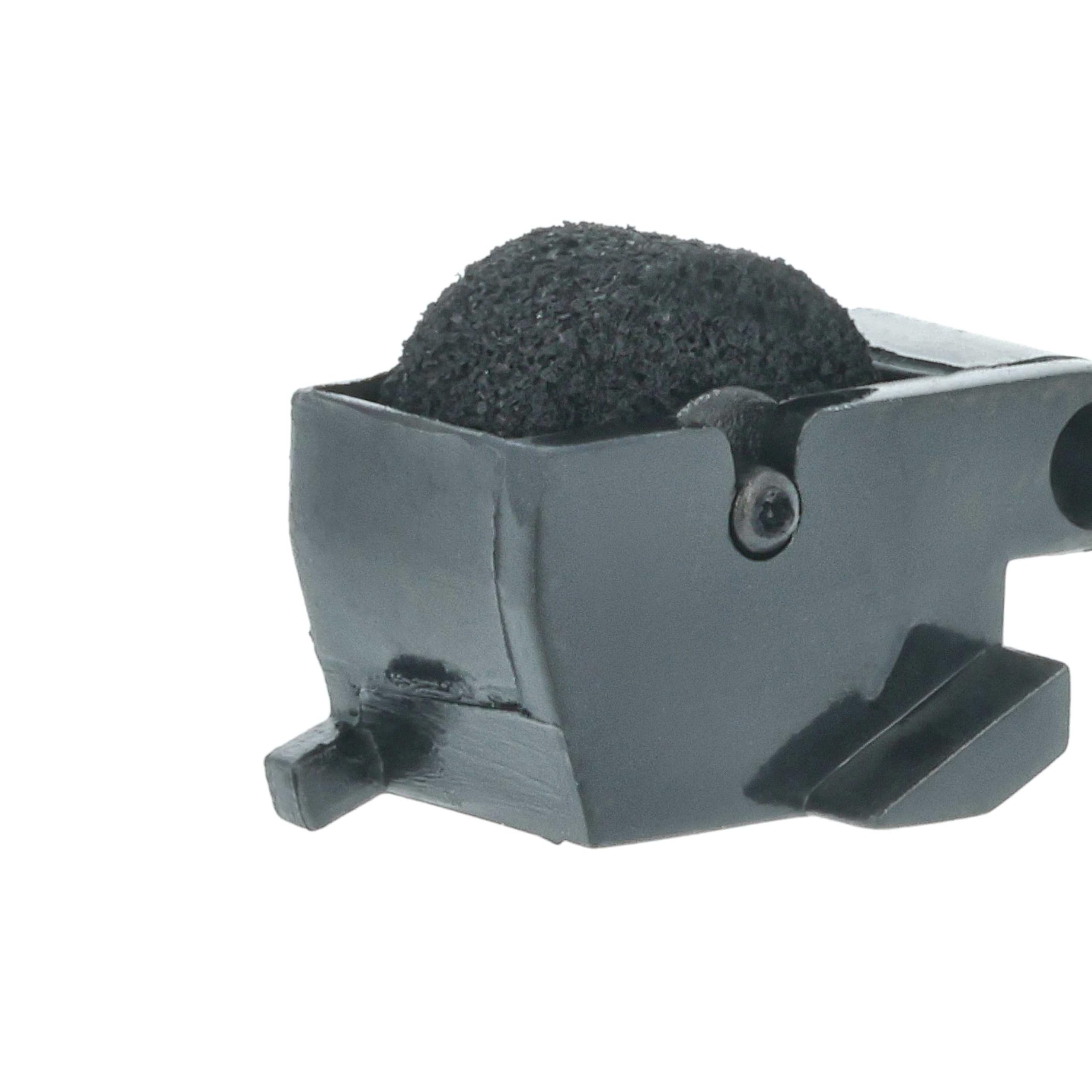 vhbw 5X Rouleaux d'encre Noir Compatible avec Sharp EL-1607P, EL-1801C, EL-1195H Calculatrice imprimante, Caisse enregistreuse