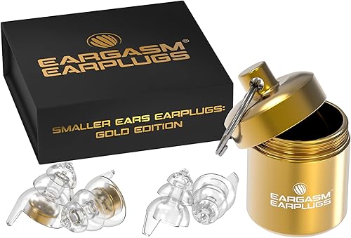 Eargasm Tapones para los oídos más pequeños (dorado)