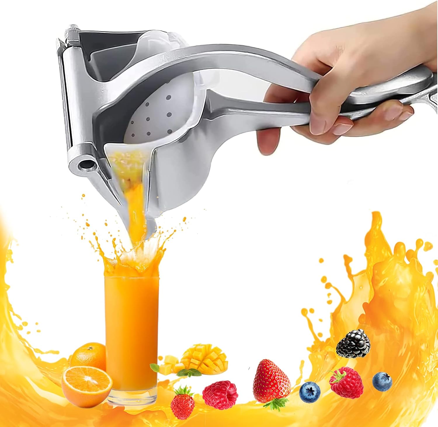 Manual Fruit Juicer,Hand Press Fruit Juicer,Juice Squeezer Manual
