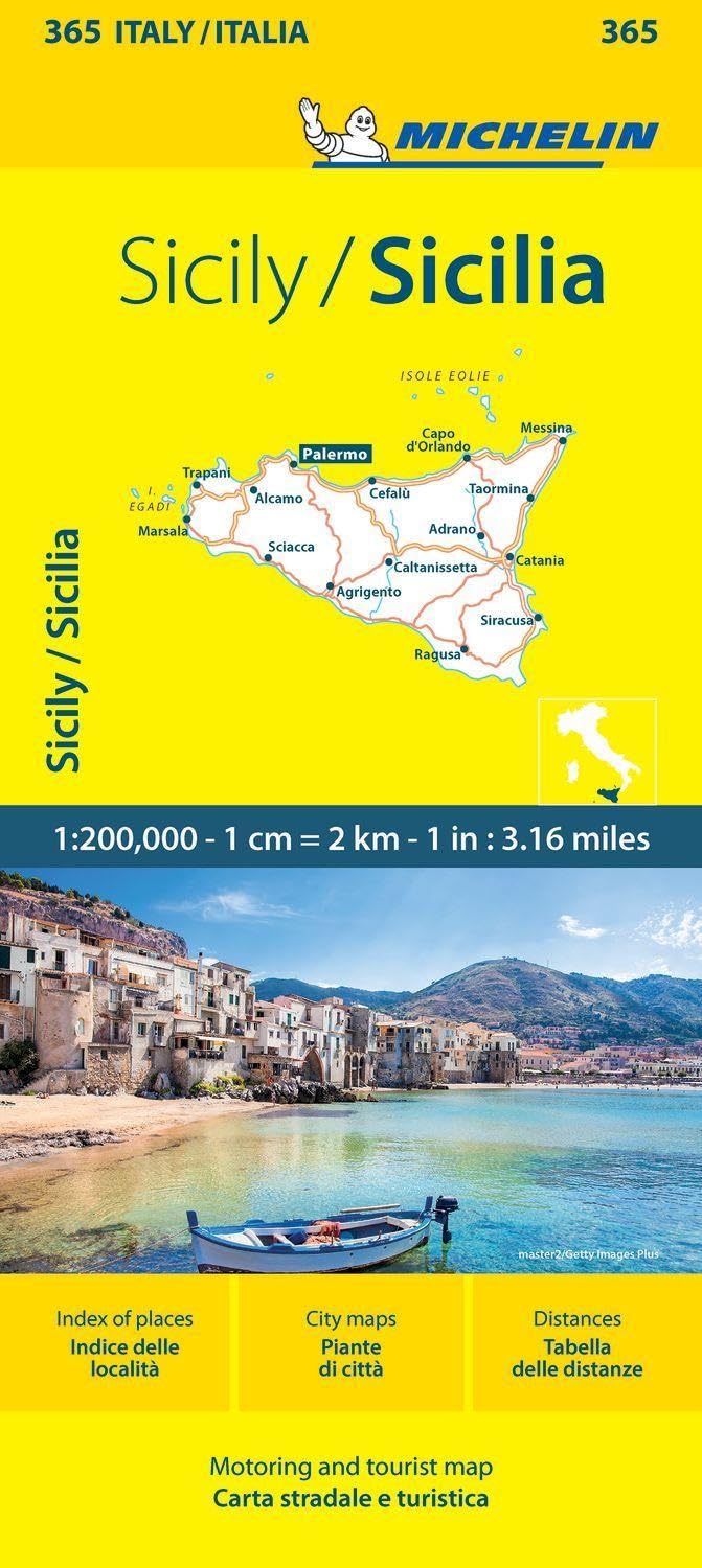 Sicily - Michelin Local Map 365: Map (Michelin Maps/Regional Michelin, 365)