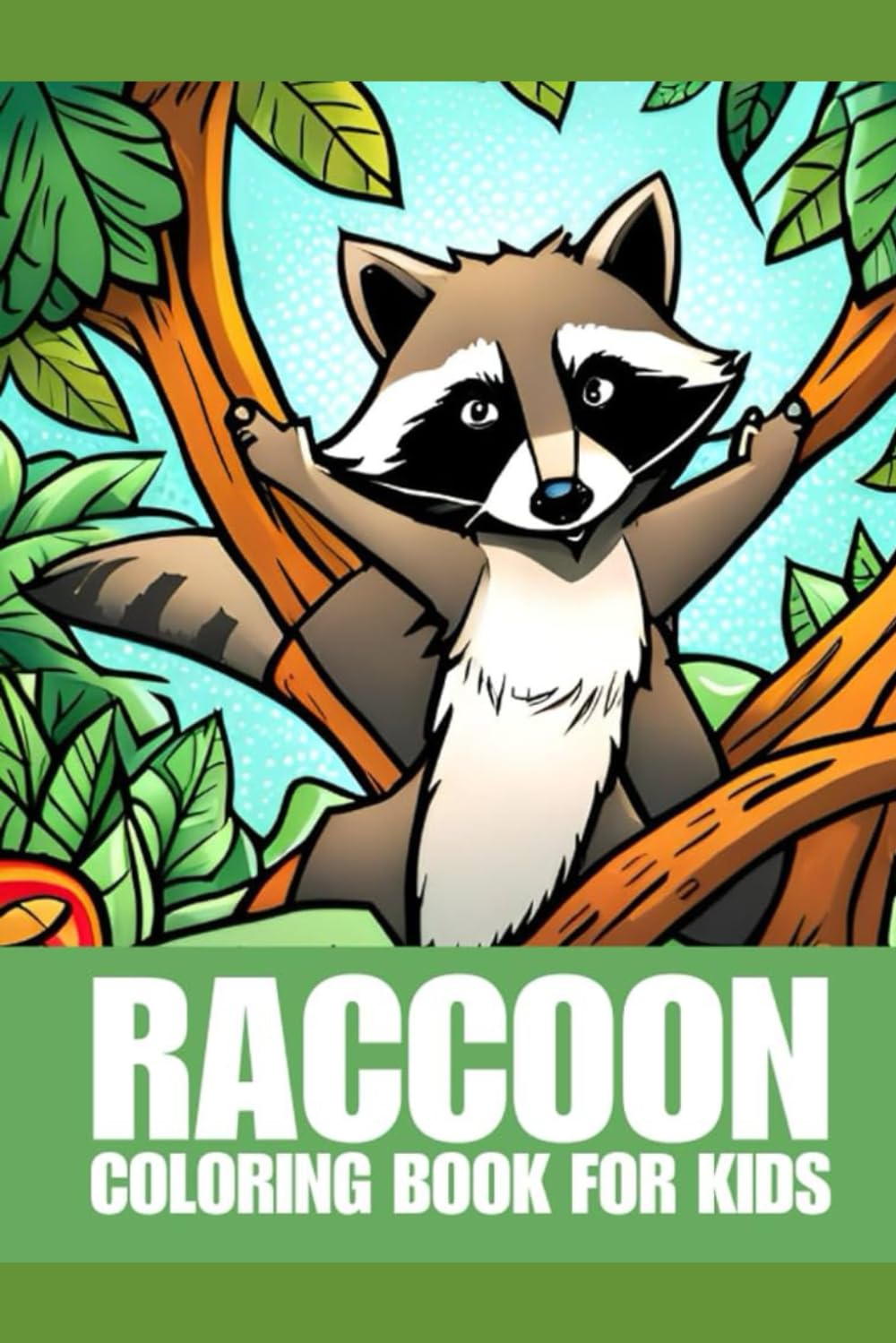 Raccoon Colouring book