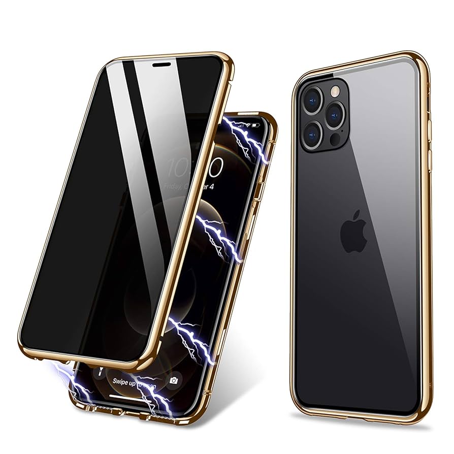 ☆iPhone11ProMax ケース アルミバンパー 両面ガラス 全面保護 Amazon.co.jp: 表裏 両面ガラス 覗き見防止 iPhone 11 Pro Max