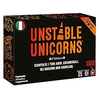 Asmodee – UNSTABLE UNICORNS VM18 – Sconvolgi i Tuoi Amici con Unicorni Irriverenti