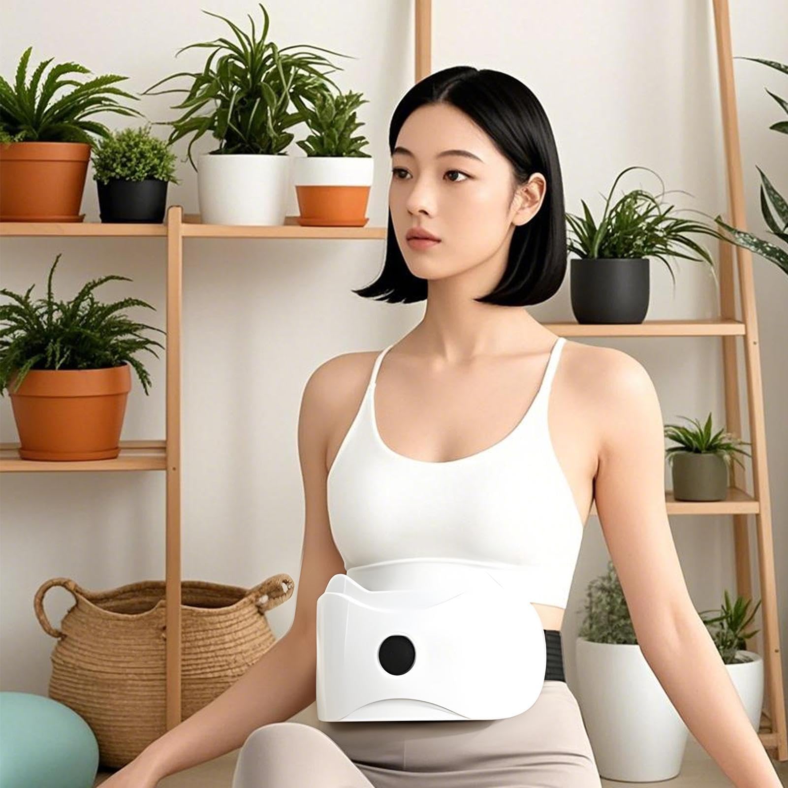 Elektrisches drahtloses Bauchmassagegerät - Bauch -Cellulite -Massage zum Abflachten | Muskelreliever -Vibrations -Übungswerkzeug | -Mode schlampe Massagebast