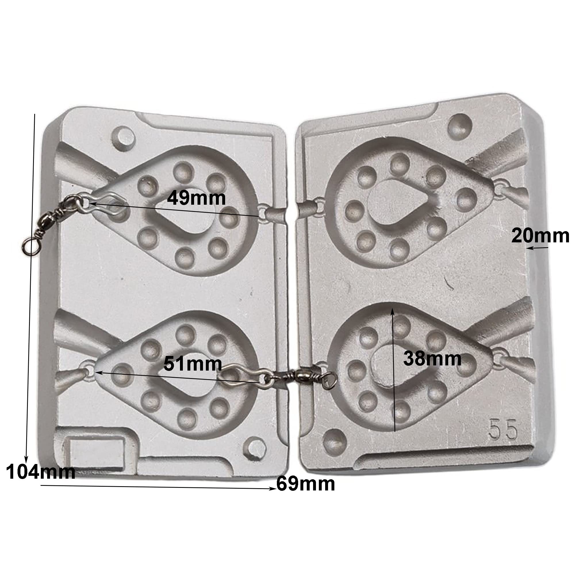 Watch Grip ciężarek wędkarski forma 150-170g /karp, morze, wędkarstwo rzeczne