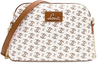 Lavie Women's Jana Monogram LL Print Crossbody Sling Bag | Ladies Purse Handbag | Gift for Women Price In India