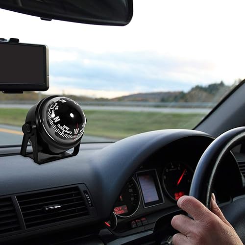 Miniatura 7 de Brújula Voyager, brújula electrónica marina, brújula Voyager, brújula de soporte de navegación, brújula de montaje para indicar la dirección de