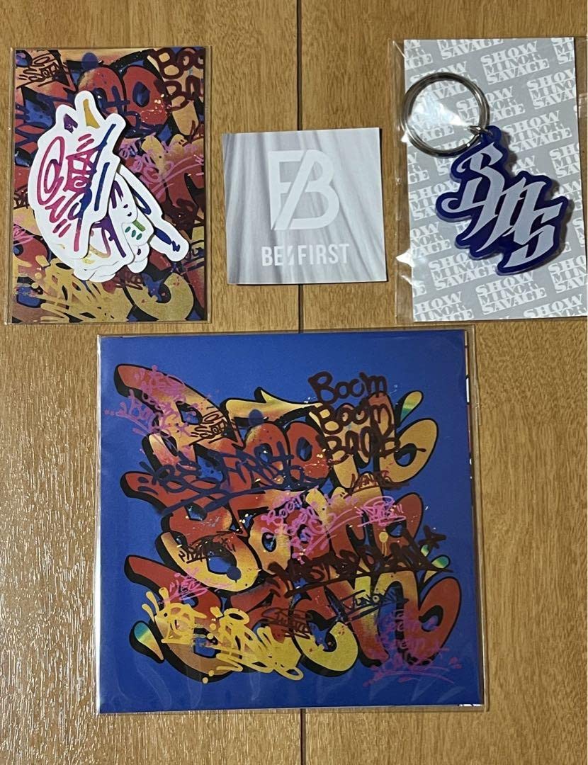 Amazon.co.jp: BE:FIRSTステッカー Show Minor Savageロゴキーリング 