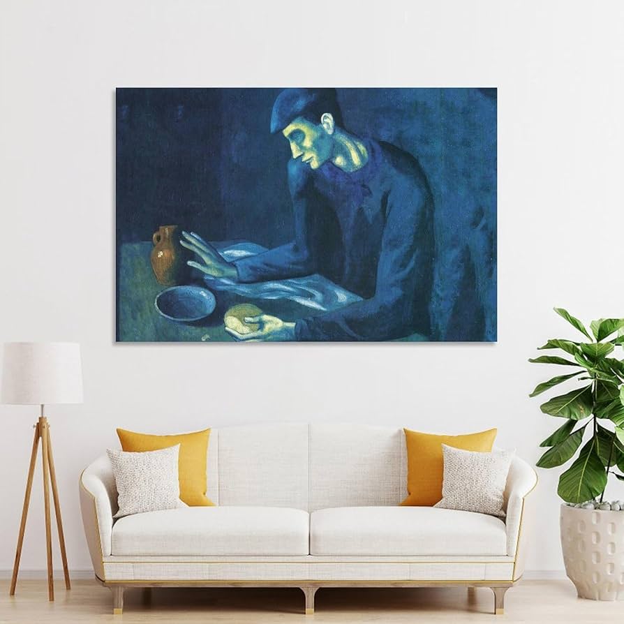 パブロピカソ「貧しい食事」オフセット 貧しき食事|パブロ・ピカソ |所蔵作品検索｜国立西洋美術館