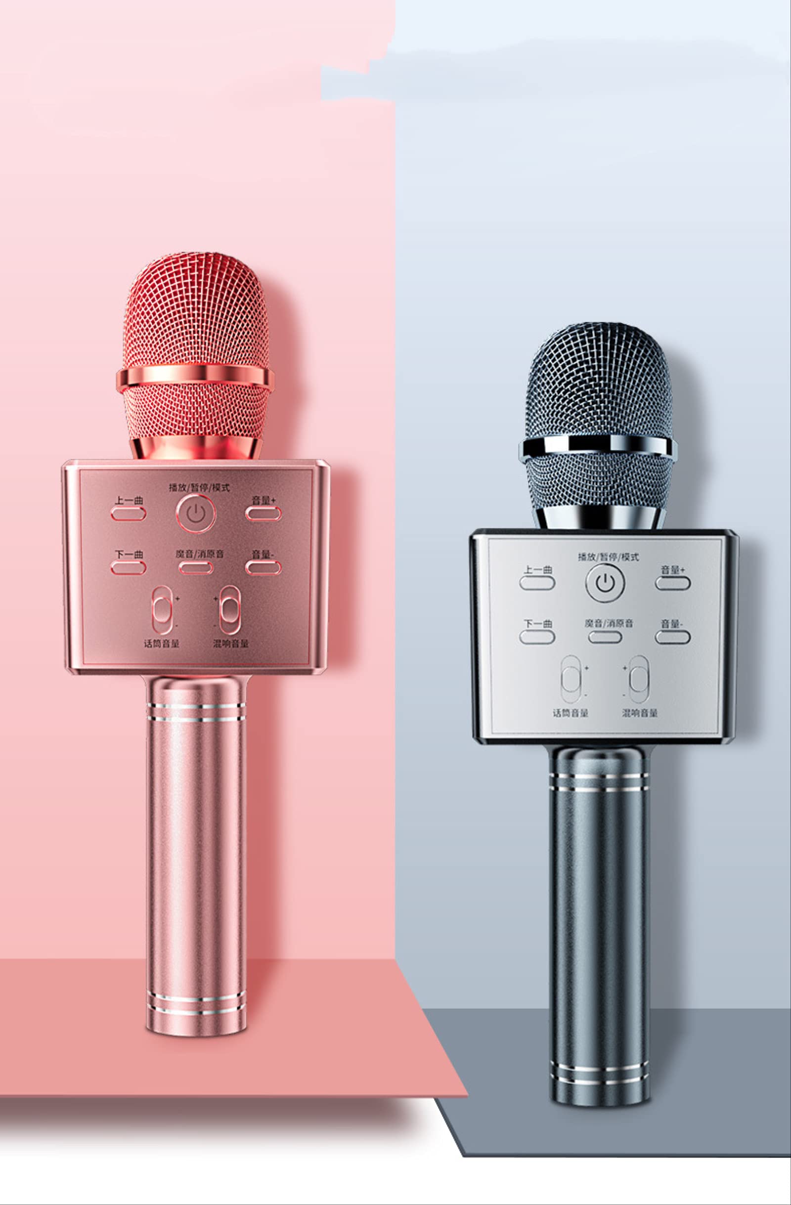 Fresh 'n Rebel Kids Draadloze Karaoke-Set – 2 Microfoons & Speaker – 12 u Speeltijd
