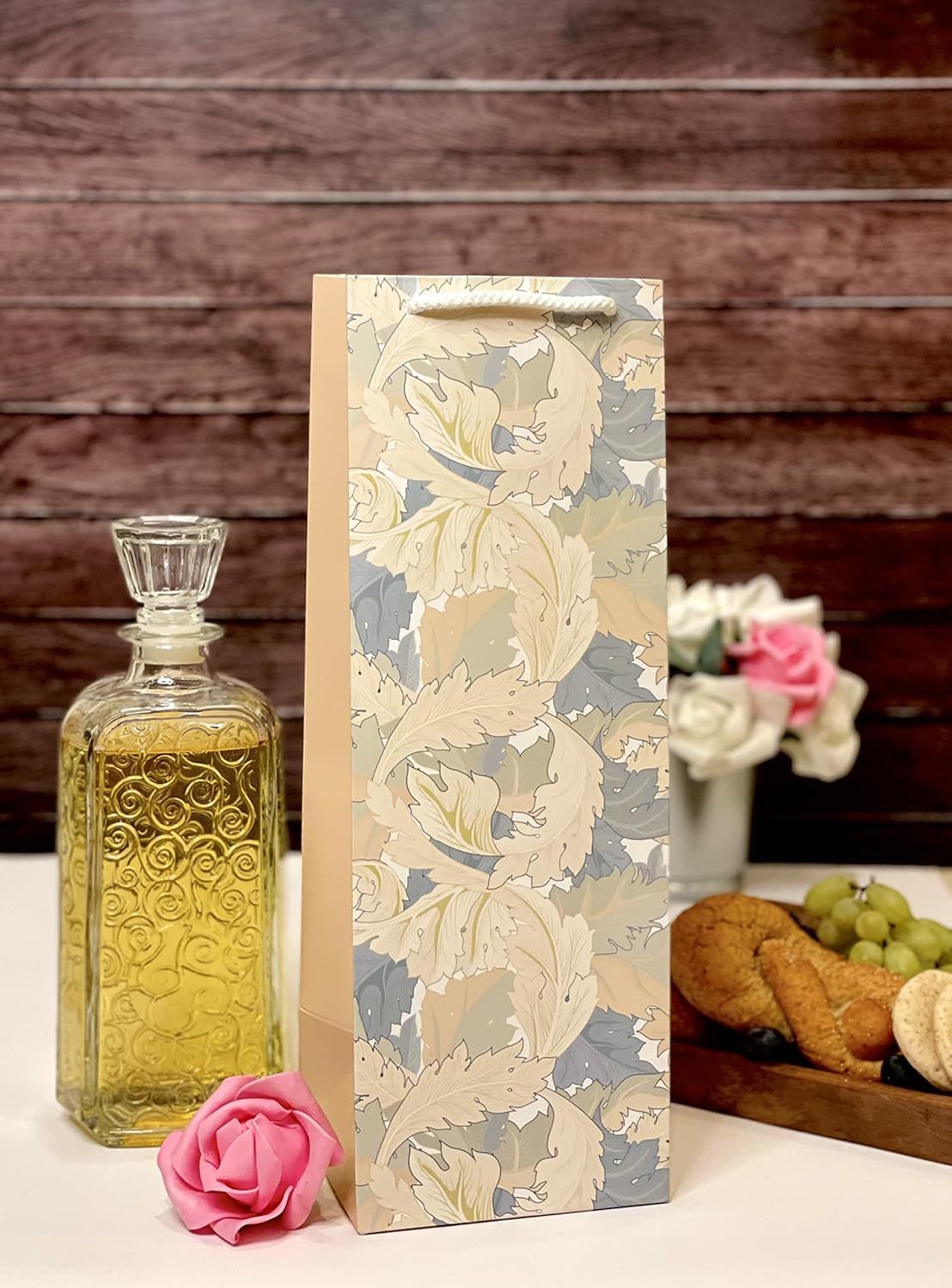 Dovetail Wine & Bottle Bags – Pack of 6 Bags (5 x 4.5 x 14 inches) | Vibrant & Contemporary Designs for Birthdays, Housewarmings, Weddings, Celebrations & Special Occasions 2